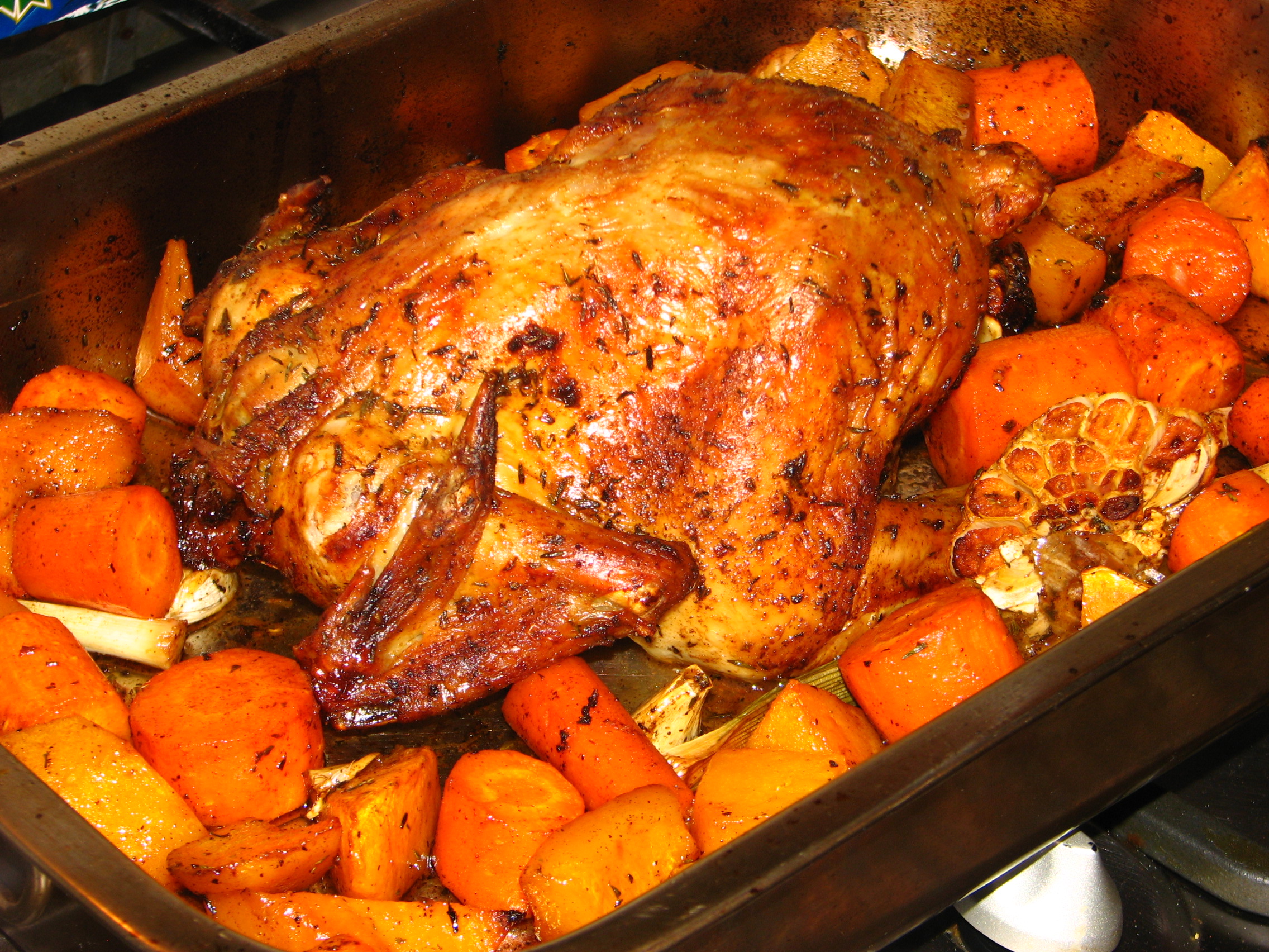 Roast Chicken with all the Trimmings. - Simply Delicious
